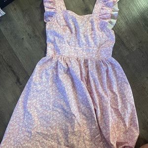 Pink babydoll dress